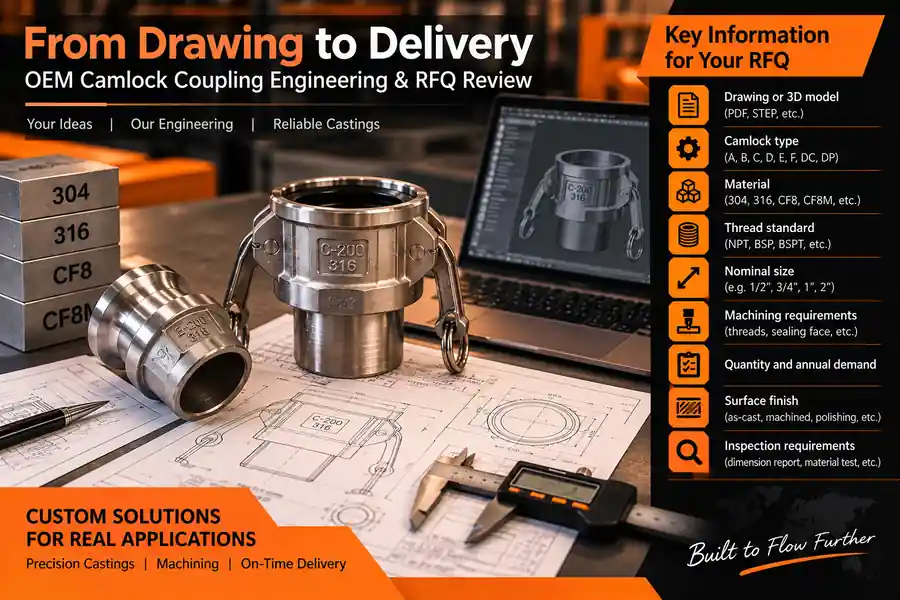 OEM Camlock Coupling Engineering & RFQ Review